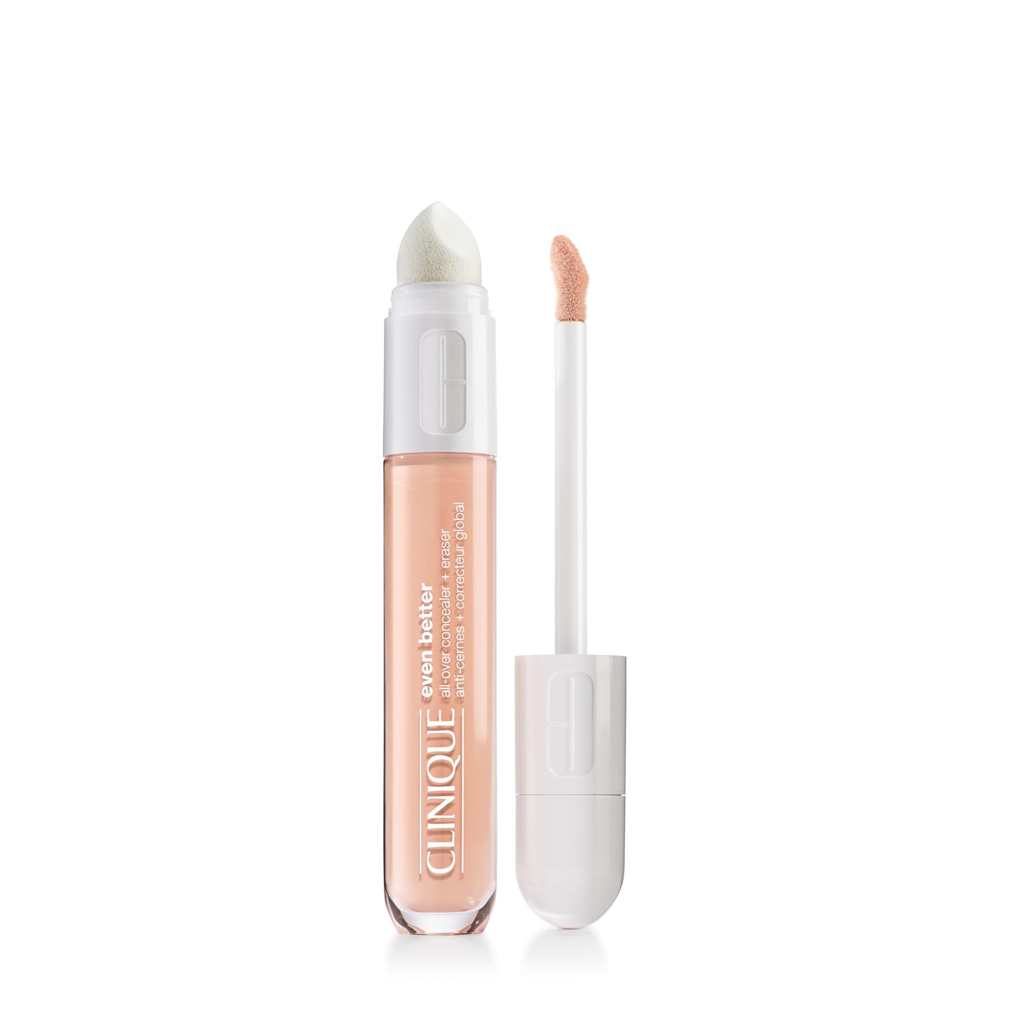 Clinique Even Better All-Over Full Coverage Concealer + Eraser For Dark Circles | Hydrating, Brightening + Depuffing, Ivory