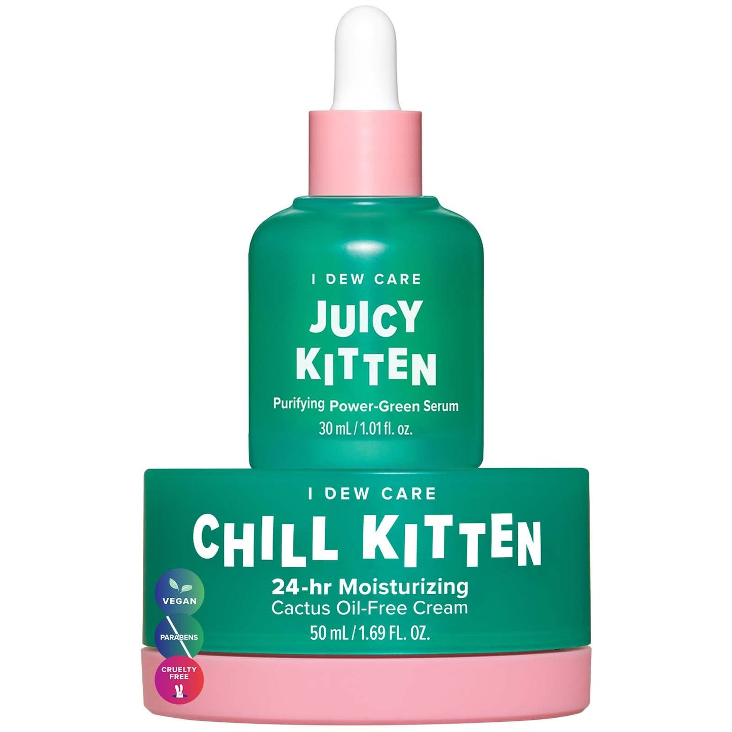 I DEW CARE Juicy Kitten + Chill Kitten Bundle