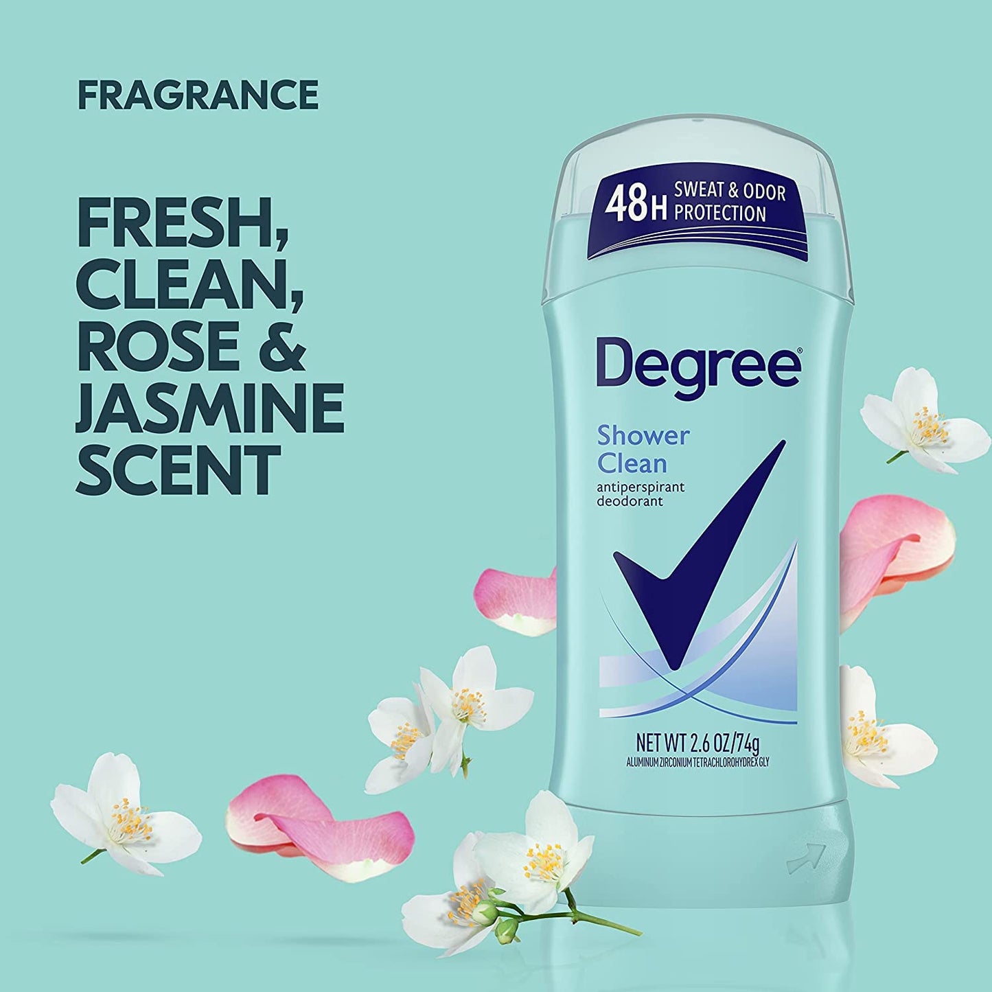 Degree Men 72-Hour Antiperspirant Deodorant Pack of 4 and Degree Women 48-Hour Antiperspirant Deodorant Pack of 6