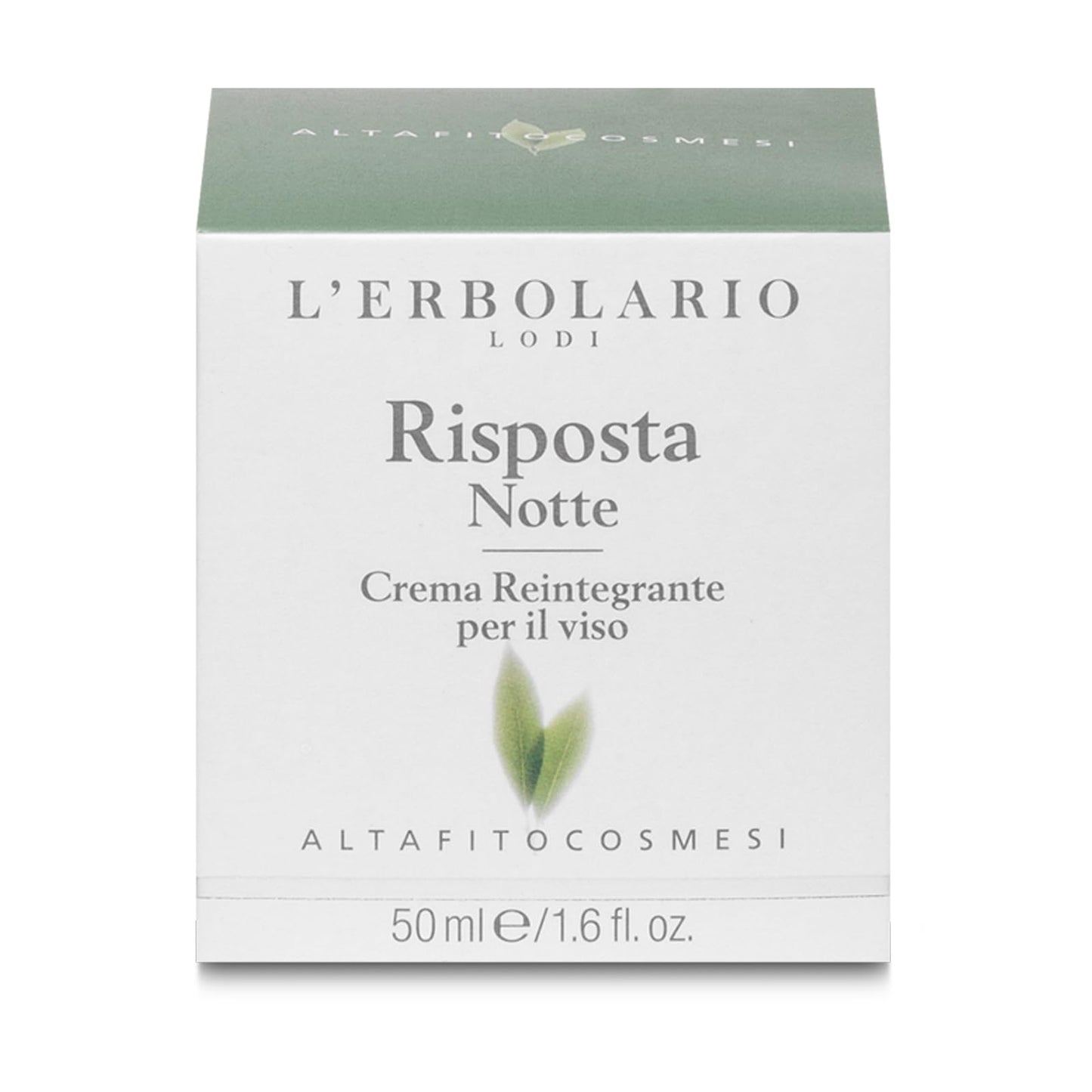 LErbolario Risposta Night Reintegrating Face Cream, 1.6 oz - Face Moisturizer - With Shea Butter - Moisturizing and Nourishing - Cruelty-Free