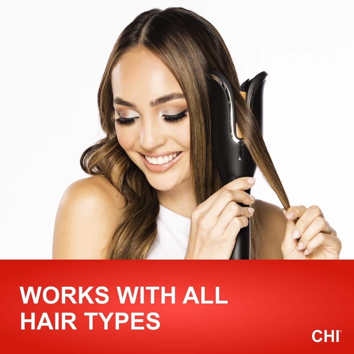 CHI Spin N Curl Curling Iron & Chi Silk Infusion Kit, Black (Packaging May Vary)