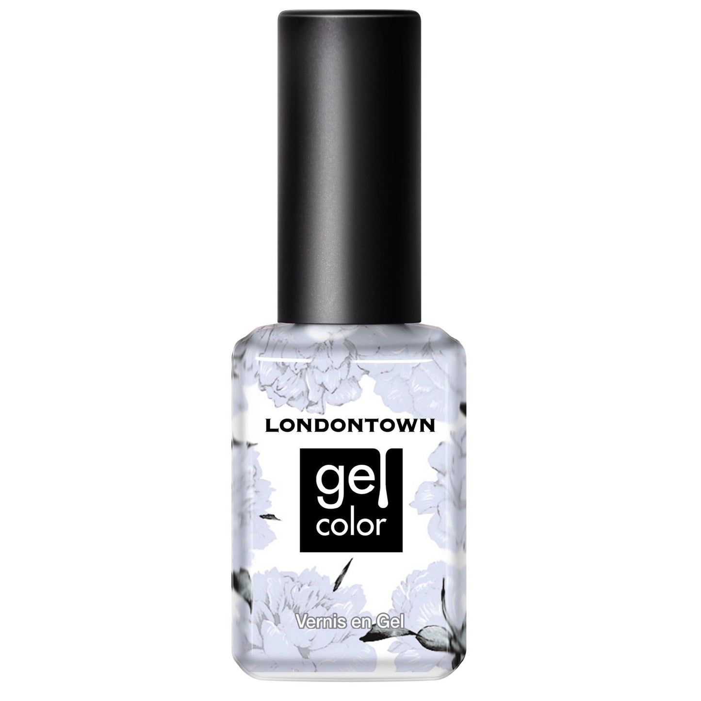 LONDONTOWN UV/GEL Nail Polish - Glossy Icy Lavender Purple Color (Frostbitten) Smudge Free Budge-Proof Soak Off LED Lamp, 12mL