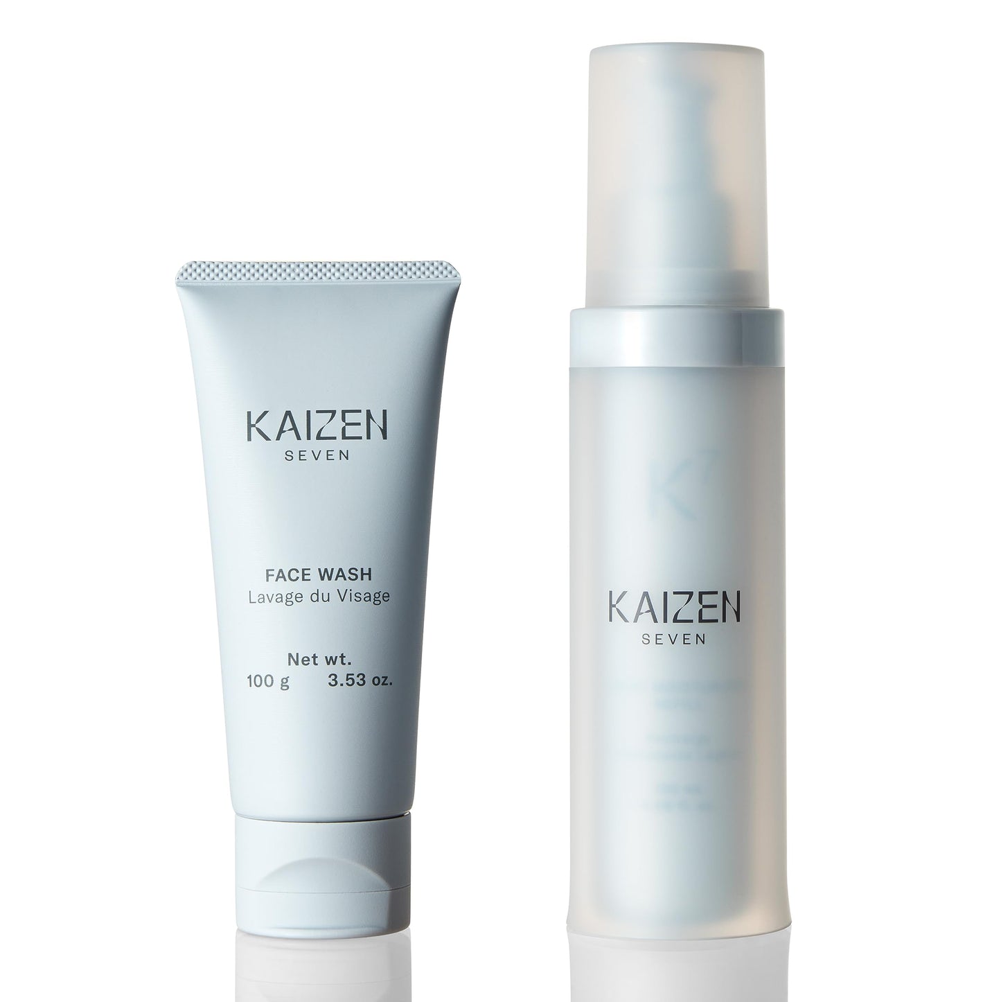 Kaizen Seven | Face Wash and Light Moisturizer Bundle | Simple Effective Skincare Routine | Made in Japan