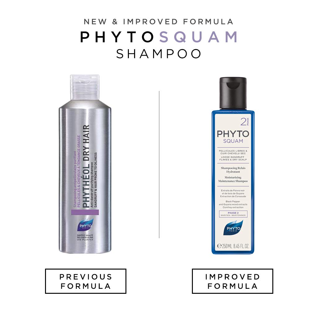 PHYTO Phytosquam Moisturizing Maintenance Shampoo, 8.45 fl oz