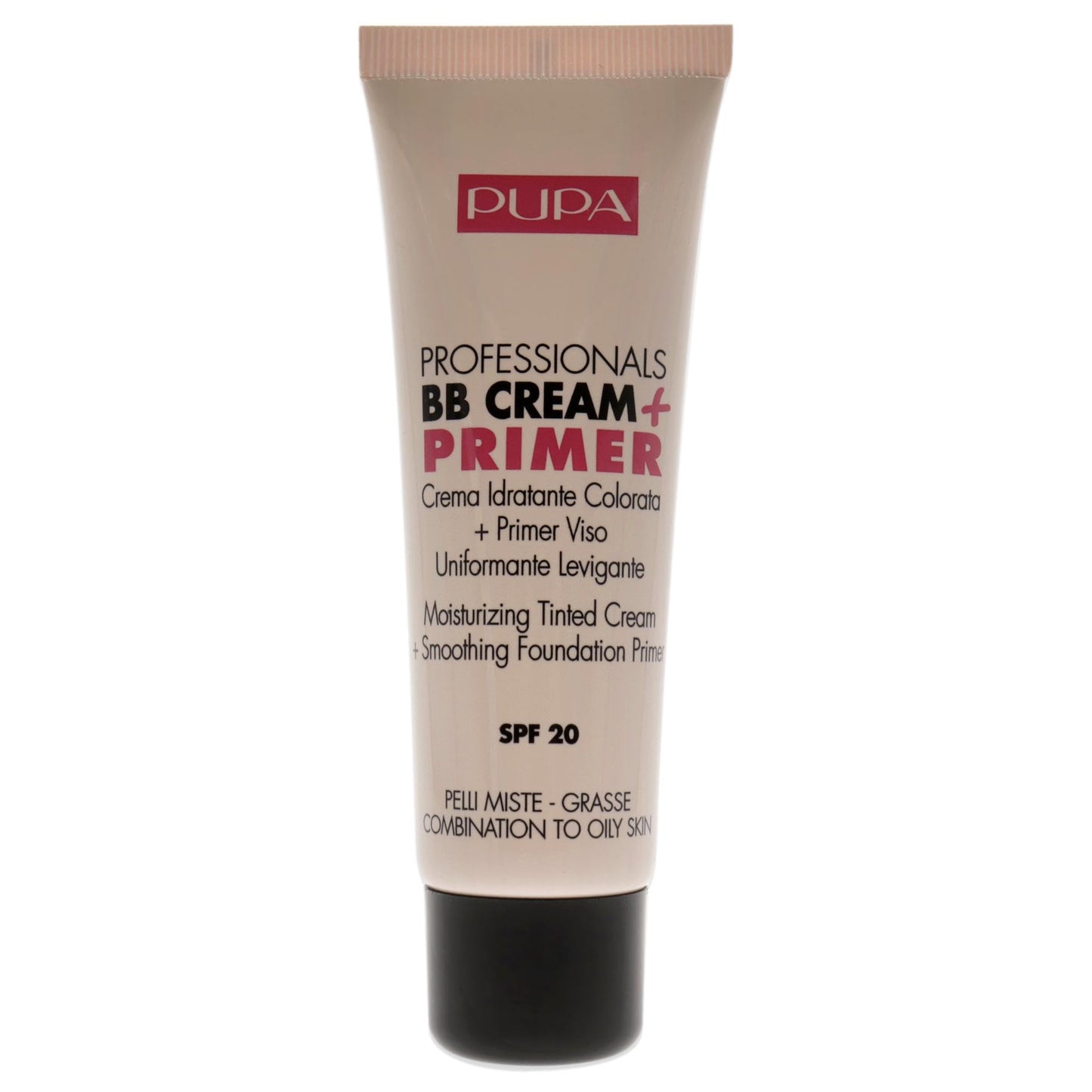 (Light-Medium) - PUPA Milano Professionals BB Cream + Primer, Combination - Oily Skin 50 ml