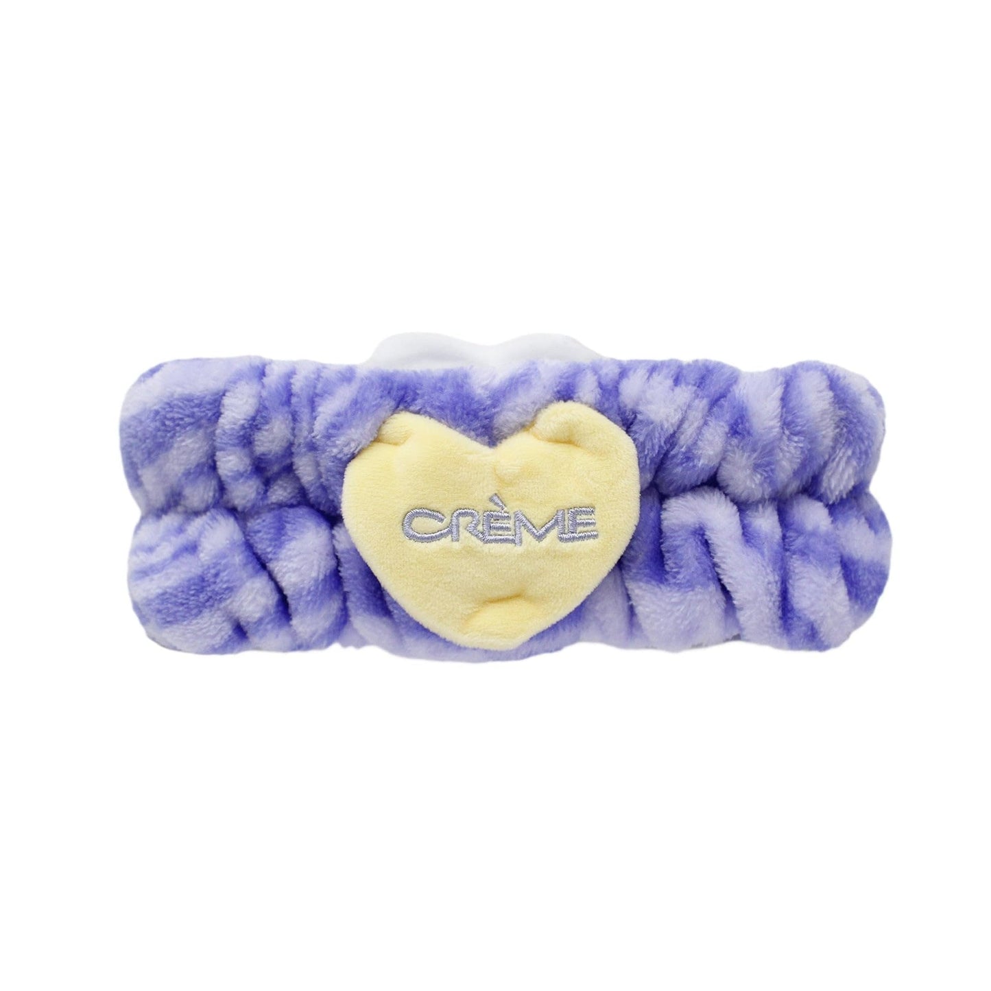 The Crème Shop 3D Teddy Headyband™ - Plush SPA Headband with Stretchy Elastic Band for Comfortable Fit - Ideal for Hair Control during Beauty and Skincare Routines (Flower Power)