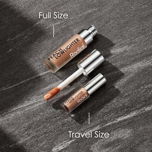 Rodial Peach Lowlighter 0.05 fl oz, Travel Size Liquid Colour Concealer, Face Concealer, Non-Shimmer Finish, Warming Complexion-Enhancer, Hydrating Formula with Hyaluronic Acid, Vitamin E and Caffeine