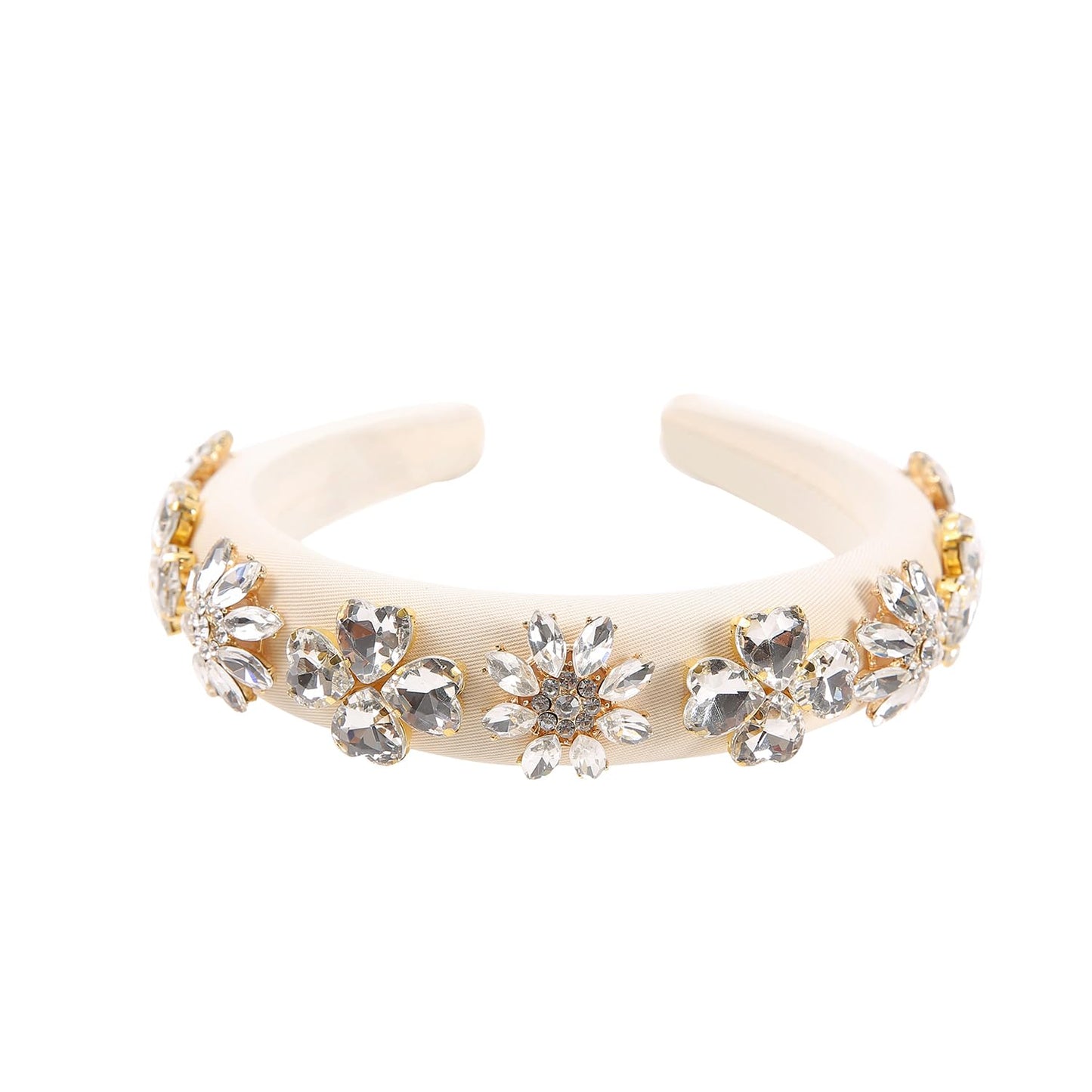 QIANXUAN rhinestones headband for women (Rhinestones Headband-30)