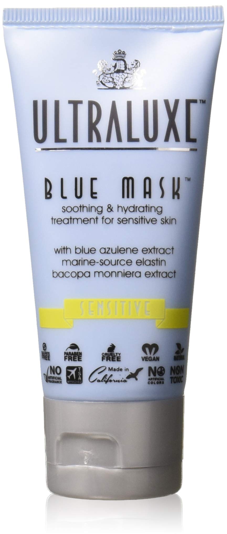 ULTRALUXE SKIN CARE Mask, Blue, 2.0 oz