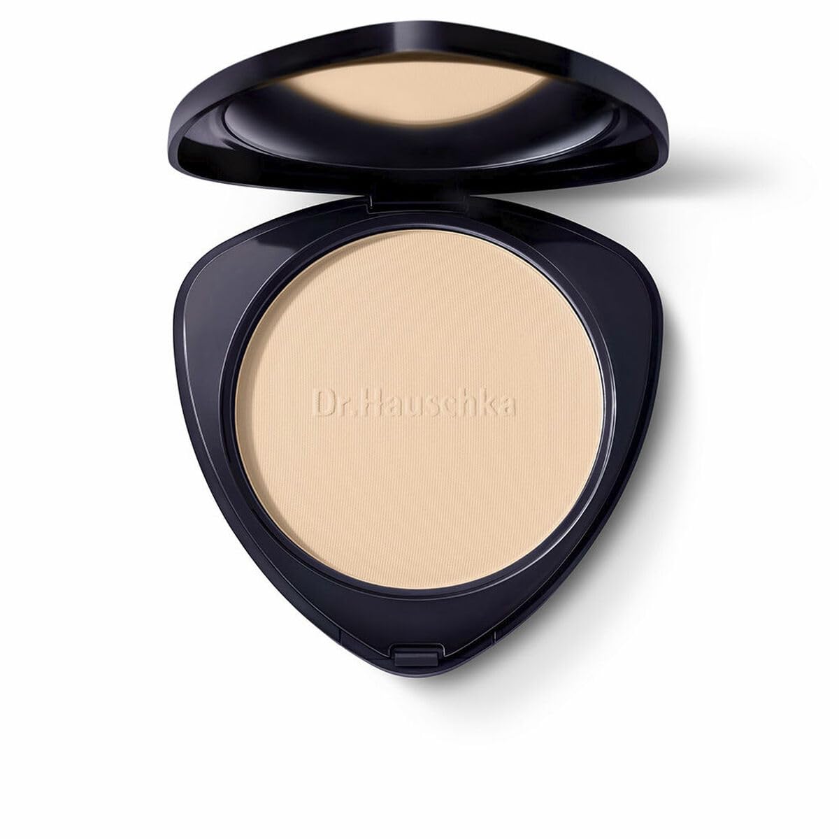 Dr. Hauschka Liquid Compact Powder 00, Translucent, Natural, Mineral, Set & Mattify, Touch-up, Silky Finish, All Skin Tones, 0.28 oz