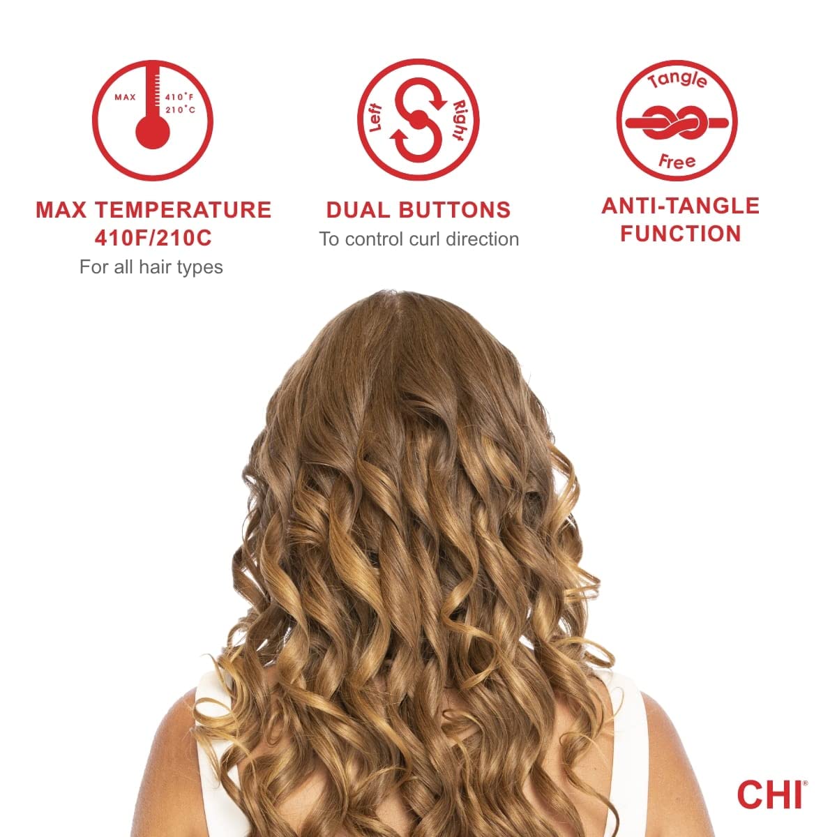 CHI Spin N Curl Curling Iron & Chi Silk Infusion Kit, Black (Packaging May Vary)