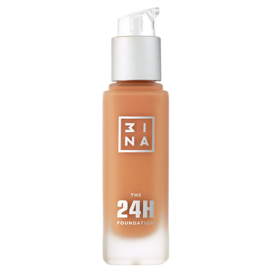 3INA The 24H Foundation 660-24H Long-Wearing Formula - Medium To High Buildable Coverage - Smooth Matte Finish - Expanded Shade Selection - Waterproof, Cruelty Free, Vegan Makeup - 1.01 Oz