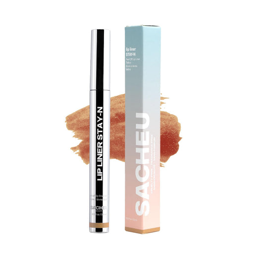 Sacheu Lip Liner Tattoo, Peel Off, Long Lasting, nOOHde, Infused with Hyaluronic Acid & Vitamin E