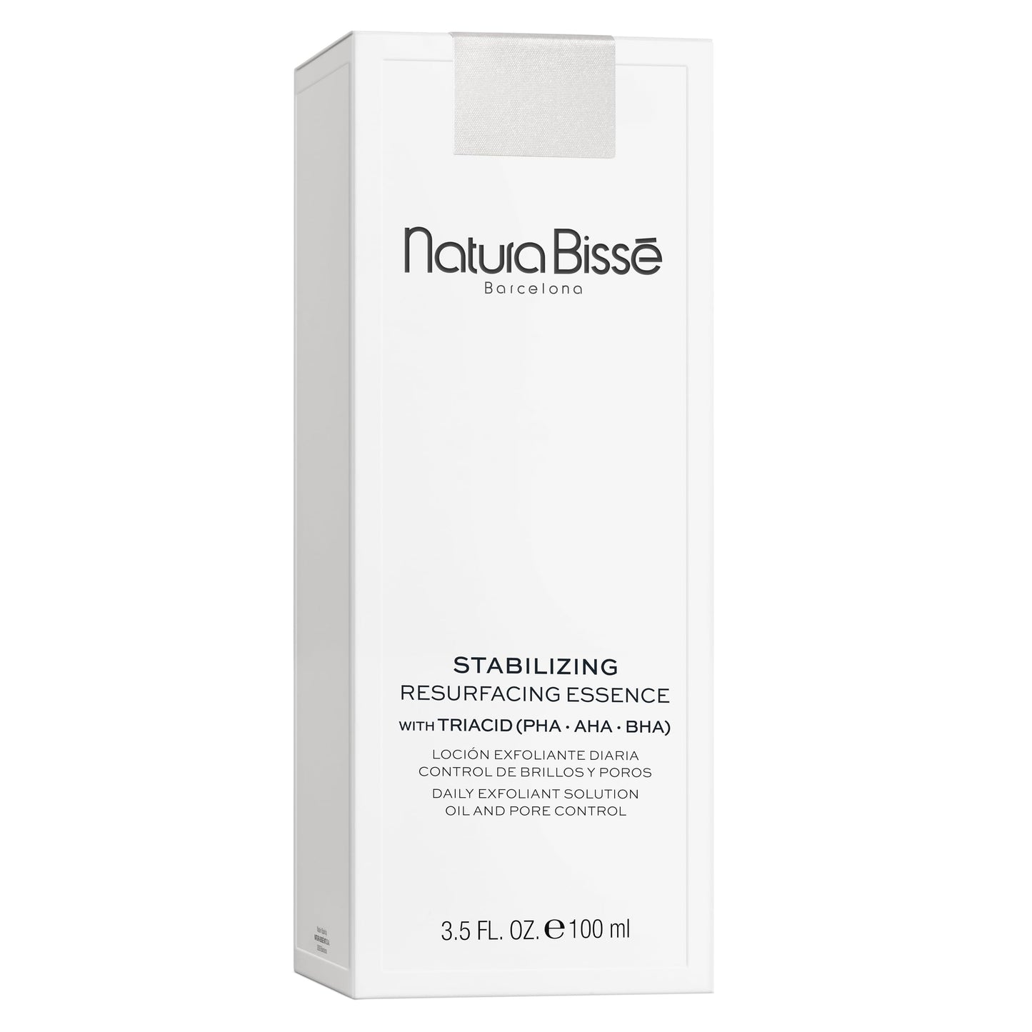 Natura Bissé Stabilizing Resurfacing Essence | PHA, AHA, BHA Daily Exfoliant Solution | Balances, Hydrates & Mattifies | For normal, oily & acne-prone skin, 3.5 Oz