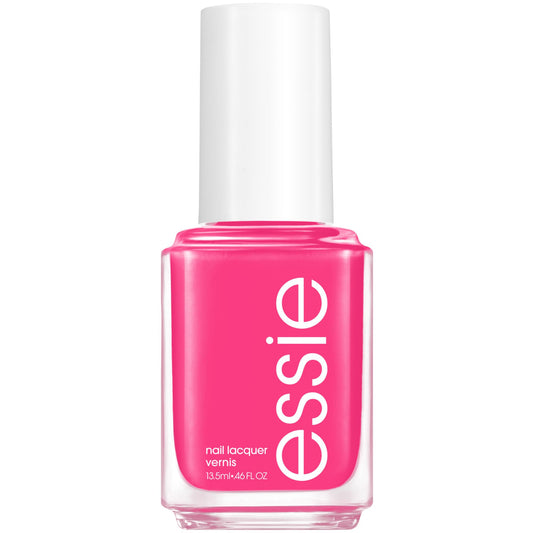 essie Salon-Quality Nail Polish, 8-Free Vegan, Hot Pink, Mod Square, 0.46 fl oz