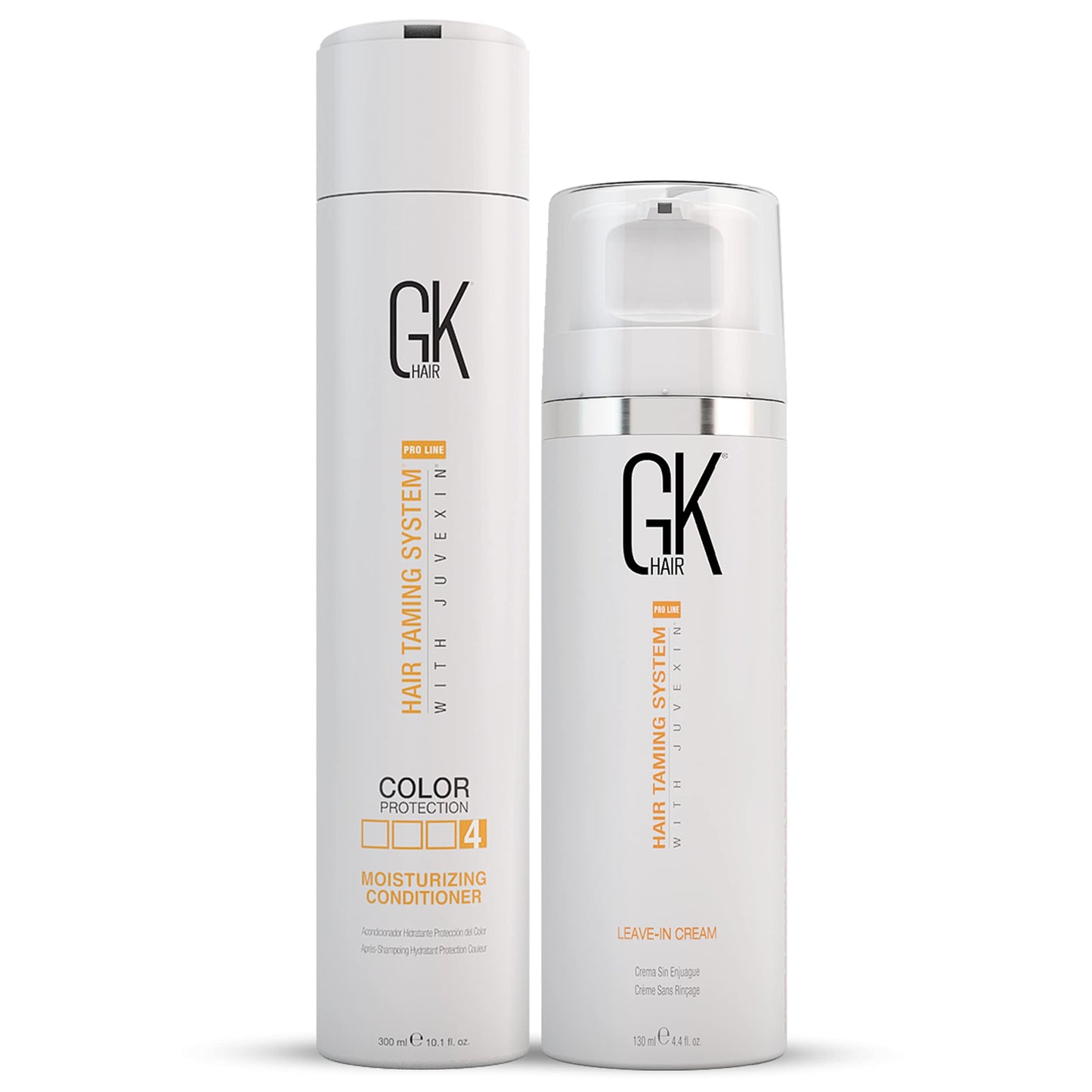 Global Keratin GK Hair Moisturizing Conditioner 300ml I Leave in Conditioner Cream 130ml