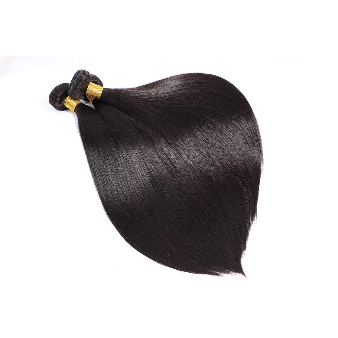 Selina Brazilian Virgin Hair Straight 8 8 8Inch (100g/3.52Oz,Natural Black Color) Human Hair Weave 100% Unprocessed Human Hair Bundles Straight Remy Hair Extensions Natural Black (8" 8" 8", Straight)