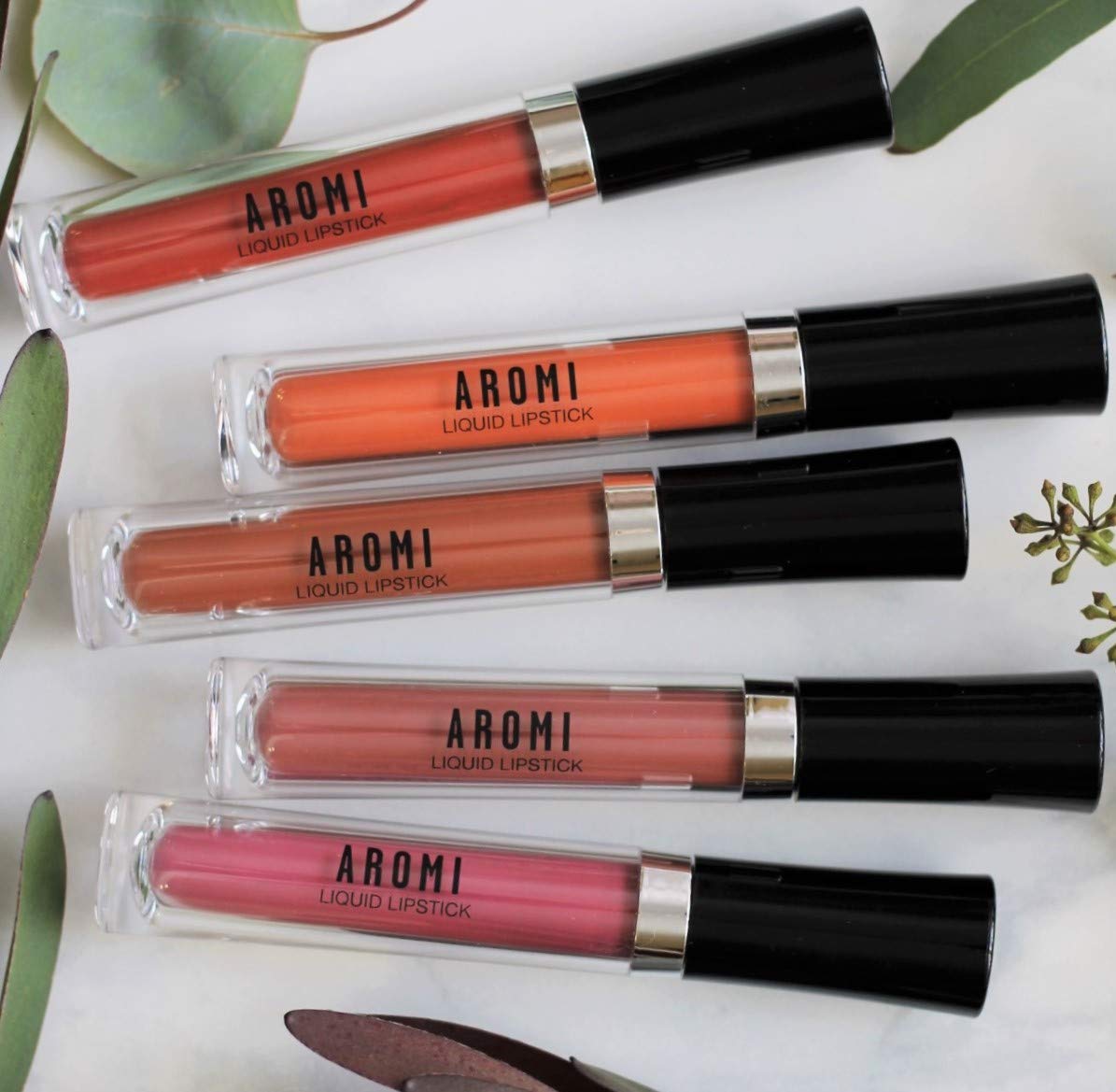 Aromi Woodsy Rose Matte Liquid Lipstick, Sepia Rosewood Lip Color, Vegan and Cruelty-free, Long-lasting Lipstick, Handmade (Woodsy Rose)