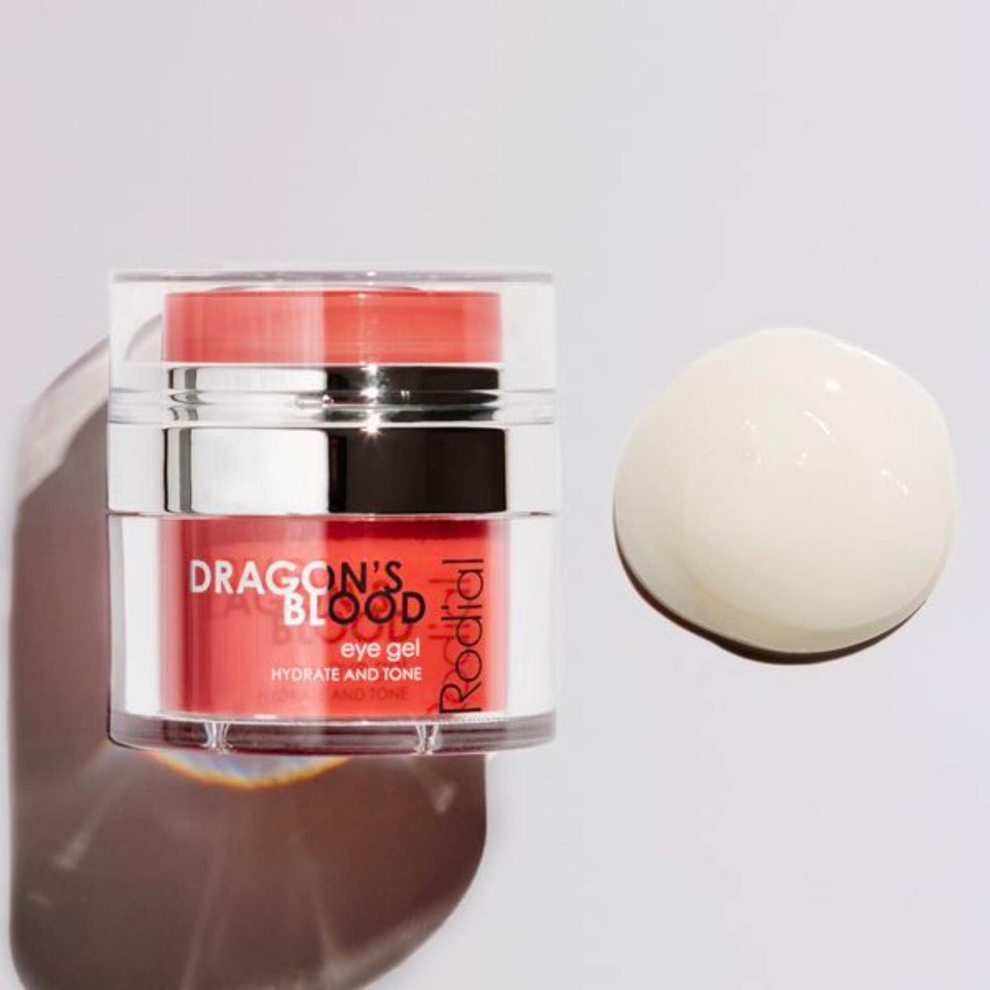 Rodial Dragon's Blood Eye Gel 0.5fl.oz, Eye Cream Hyaluronic Acid to Help with Dehydrated Skin for a Refined, Smoother Surface, Brightens the Eye Area and Reduces Puffiness