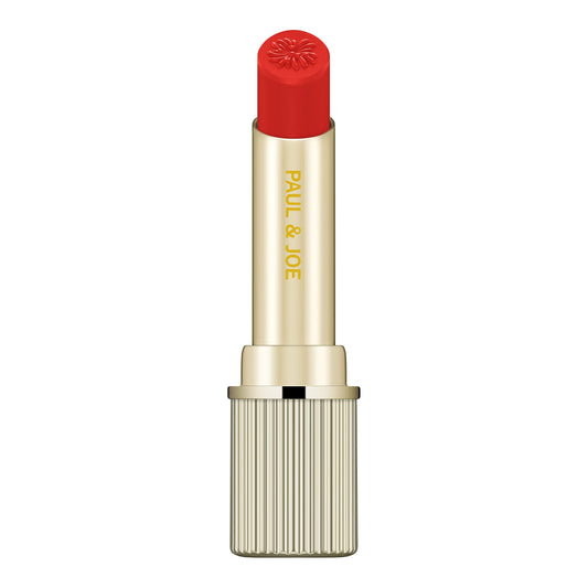 Paul & Joe Lipstick CS - Refill Only - Autumn Collection - Red Orange - Dimanche Matin - Instantly Brightens up the Face - Color is Resistant to Fading - Luscious Glossy Shine - 0.12 oz.