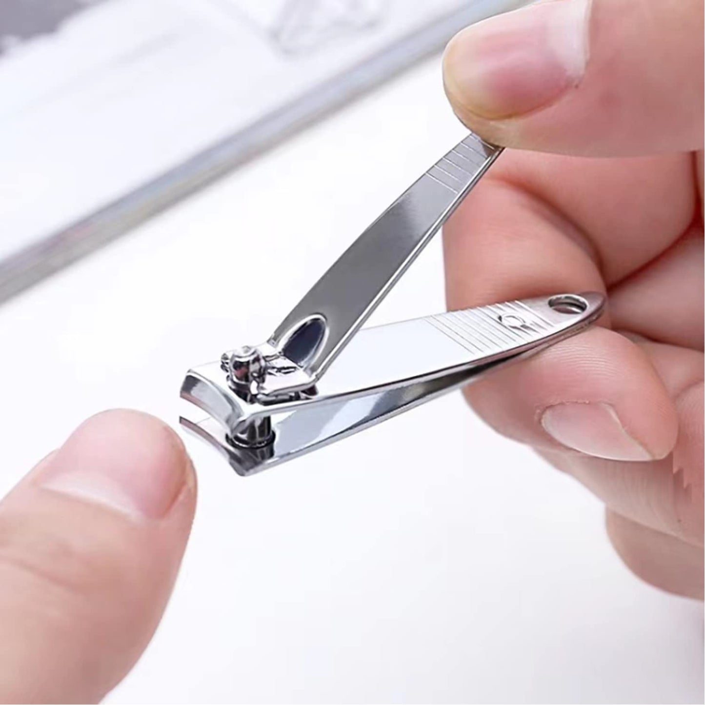 80 Pack Straight Nail Clippers Bulk,Sharp Blade Toe Nail Clippers Fingernail & Toenail Nail Clipper in Bulk,Nail Supplies Manicure Tools for Women Man Adult Homeless Care