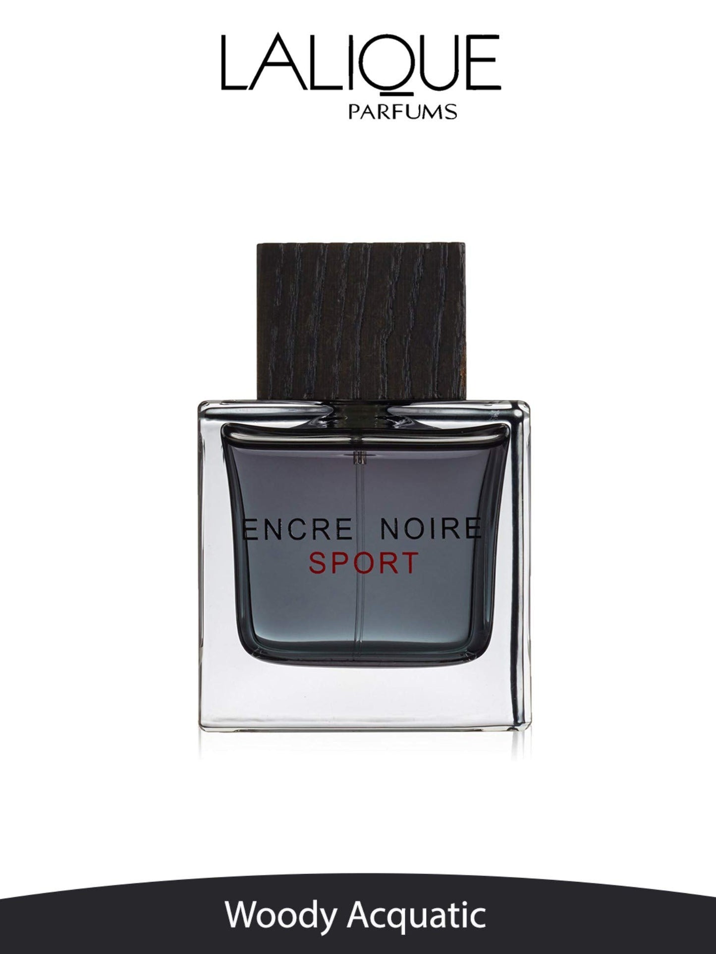 LALIQUE Encre Noire Sport Lalique Eau De Toilette Spray, 3.3 Fl Oz