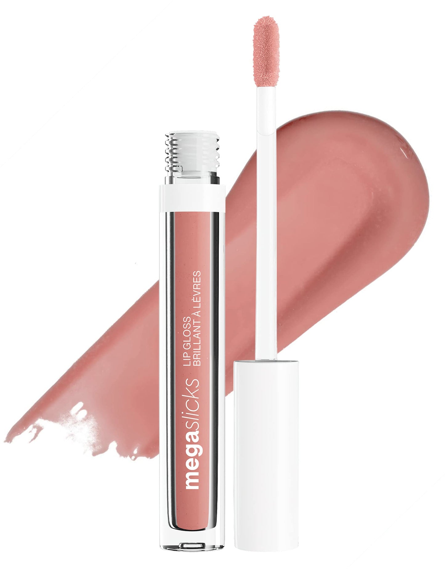 wet n wild MegaSlicks Lip Gloss, Ultra-Glossy, Vitamin-E Enriched, Ultra-Gloss High Shine Moisturizing, Cruelty-Free & Vegan - Love Language