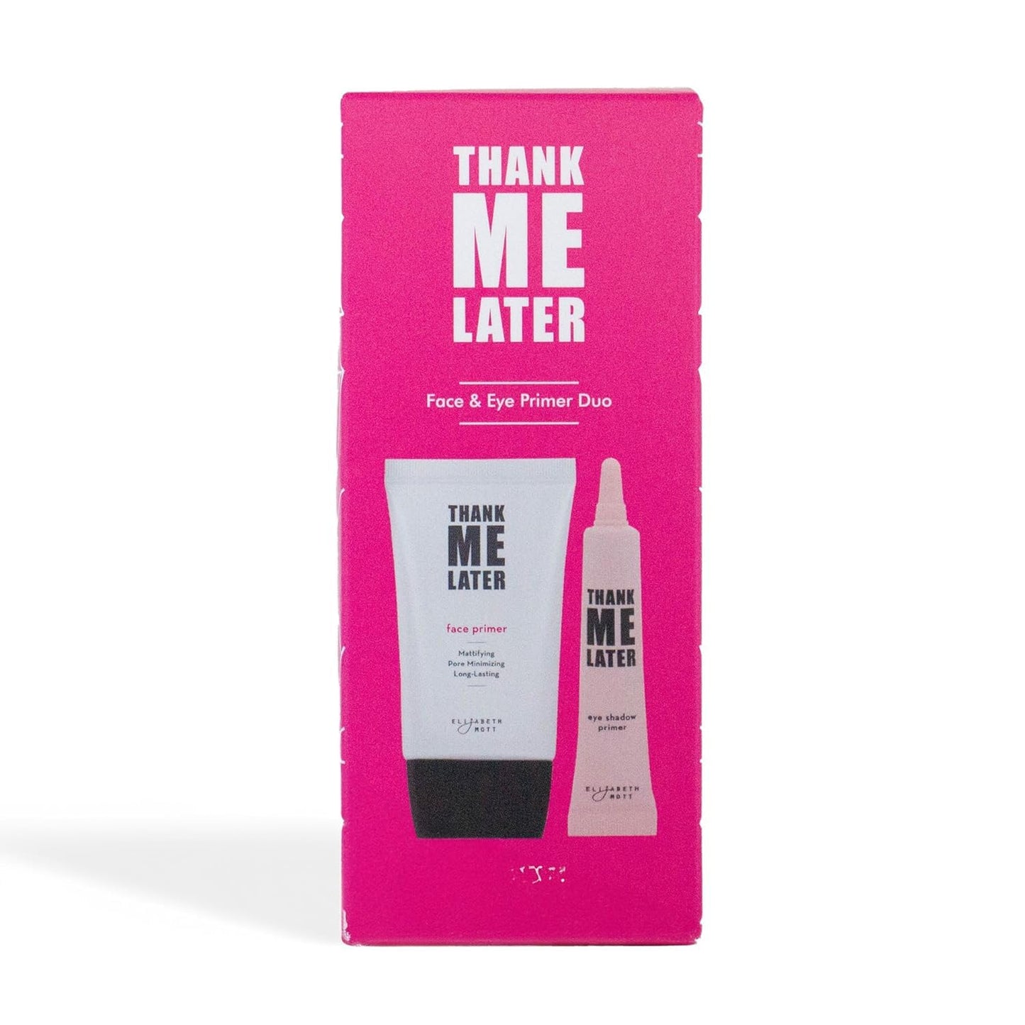 Elizabeth Mott - Thank Me Later Eye & Face Matte Primer for Long-Lasting Power Grip Makeup, Shine & Oil Control, Pore Minimizer, Hides Wrinkles, Prevent Creasing for All-Day Makeup Wear - 10g & 30g