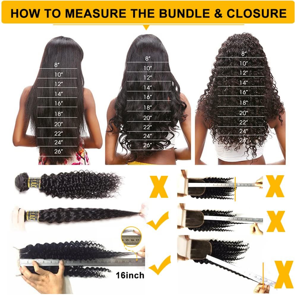 QTHAIR 14A Brazilian Virgin Hair Deep Wave Hair Extensions(18'' 20'' 22'' 24'',400g) 100% Unprocessed Deep Wave Brazilian Virgin Human Hair Wave Bundles