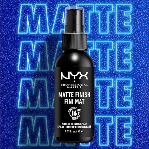 NYX PROFESSIONAL MAKEUP Makeup Setting Spray - Matte Finish, Long-Lasting Vegan Formula (Packaging May Vary)