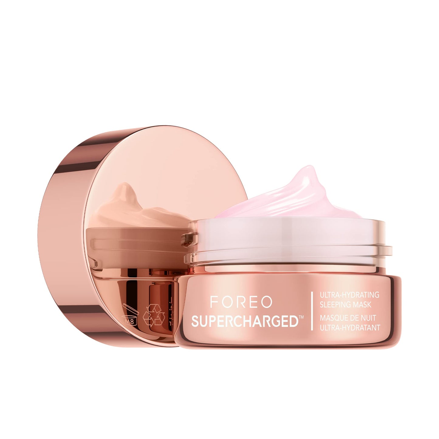 FOREO SUPERCHARGED Hydrating Night Mask - Deeply Replenishing Face Moisturizer - Rejuvenating Face Cream - Vegan - Cruelty & Gluten-Free - 0.5 fl oz