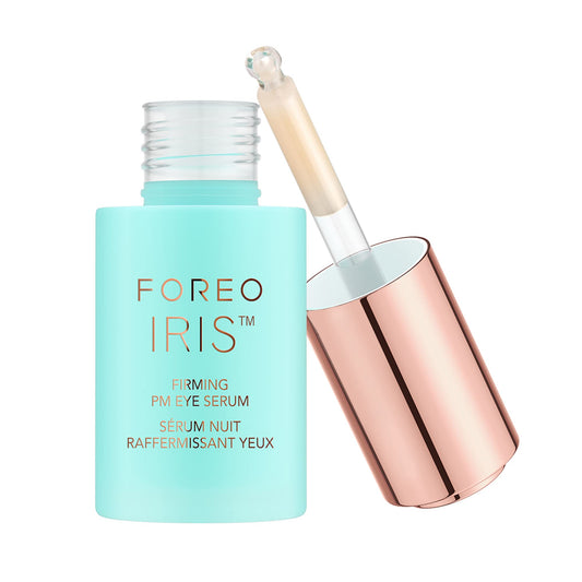 Foreo IRIS Firming PM Eye Serum - Retinol - Mushroom Extract - Vitamin E - Bakuchiol - Travel size Eye Treatment Products - Dark Circles & Eye Bags - Fragrance Free - All Skin Types - 0.5 oz