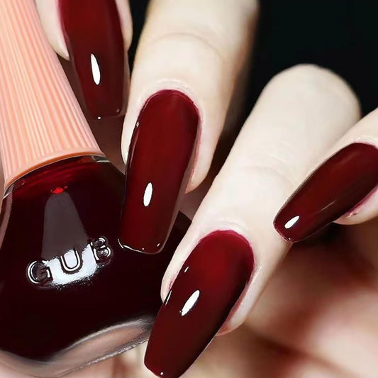 Major Dijit Quick Dry Nail Polish Cherry Summer Nail Lacquer for Nail Art Regular Nail Polish 0.41 fl oz.