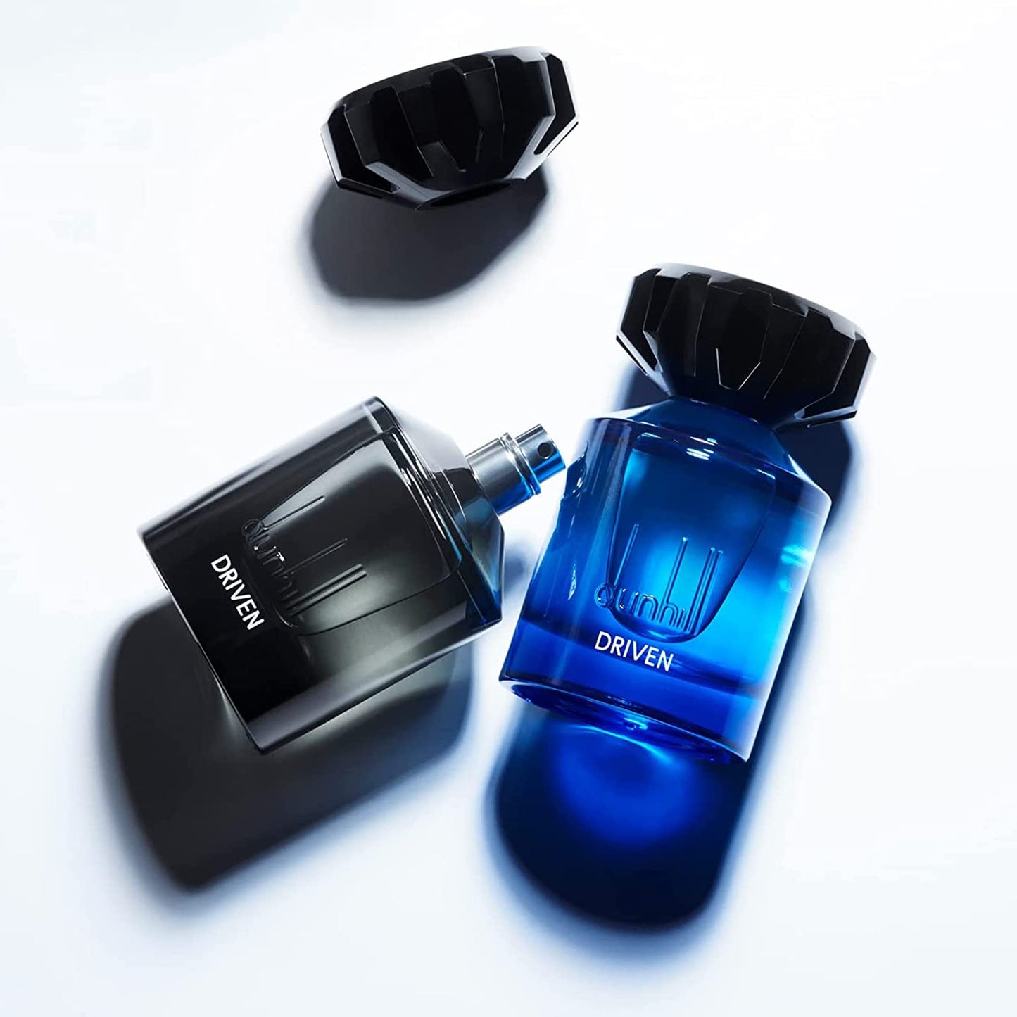 Dunhill Driven Blue 3 Piece Gift Set For Men - Eau de Toilette Cologne Spray 3.4 Fl. Oz. & 0.5 Fl. Oz, and Shower Gel 3.0 Fl. Oz., Long-lasting, Woody Aromatic Scent