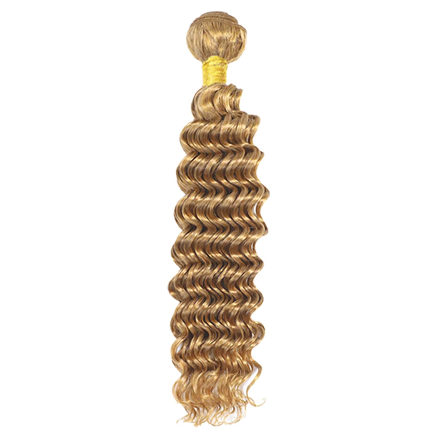 Honey Blonde Bundles Deep Wave Human Hair 24inch 1 Bundle Blonde Deep Wave Bundles Human Hair Bundlles 613 Bundles Blonde Bundles Brazilian Unprocessed Virgin Hair Wet and Wavy Human Hair Extensions