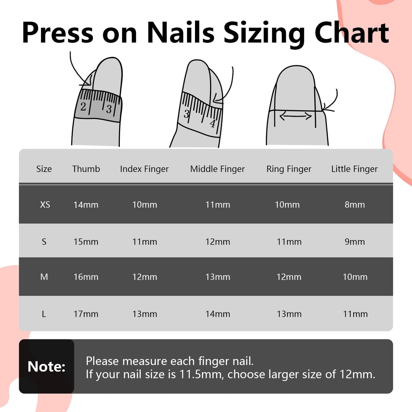 MNAFAYY 100% Handmade Nails 3D Rhinestone Crystal Extra Long Press On Nails Full Cover Luxury Gems Gorgeous Reusable UV Finished Fake False Nails Acrylic Nail Kit With Box Gifts for Women Black M