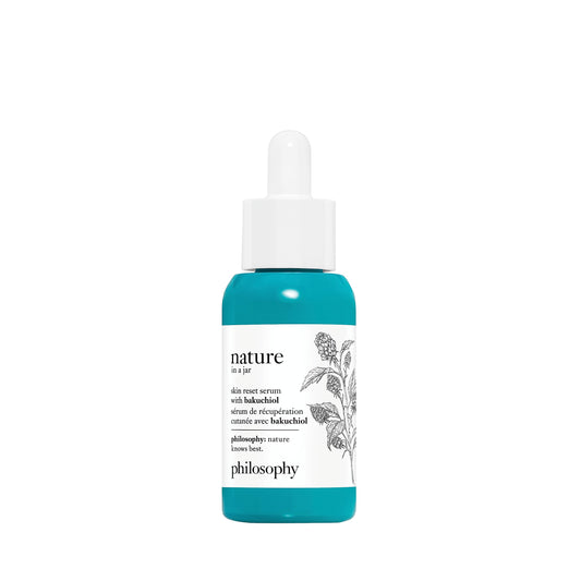 philosophy nature in a jar skin reset serum with bakuchiol, 1 fl. oz.