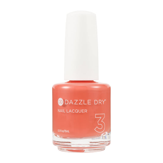 Dazzle Dry Nail Lacquer (Step 3) - Oh My! - A bright melon full coverage cream. Full coverage cream. (0.5 fl oz)