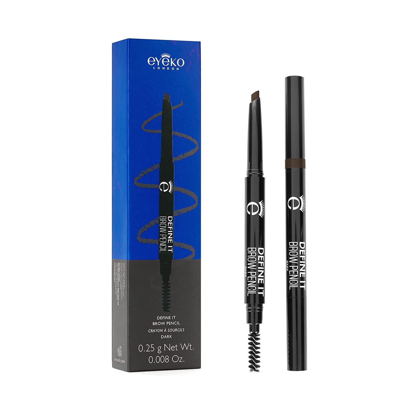 Eyeko Define It Brow Pencil - Dark,1 Count (Pack of 1)