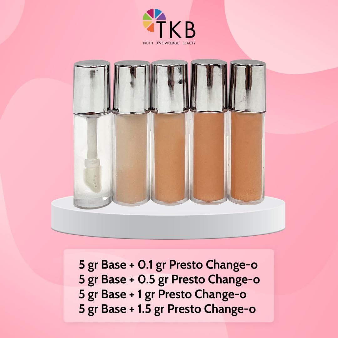 TKB Lip Liquid - Presto Change-o Magic Color| Color Additive, Unique Lip Color, Lip Transformation| Vegan, Gluten & Cruelty Free| (5floz (148ml))