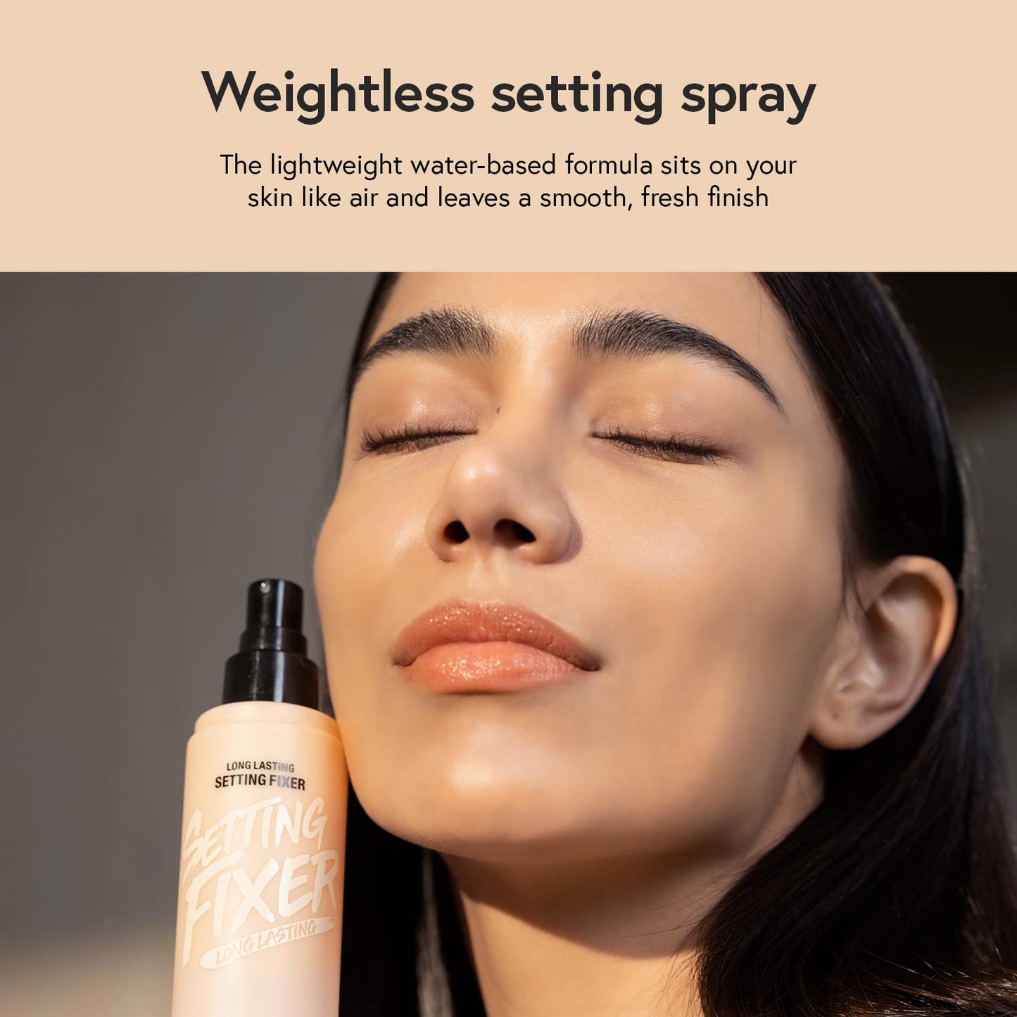 AGE 20's Signature Intense Cover Cushion Foundation #21 Light Beige + LUNA Long Lasting Makeup Setting Fixer Spray