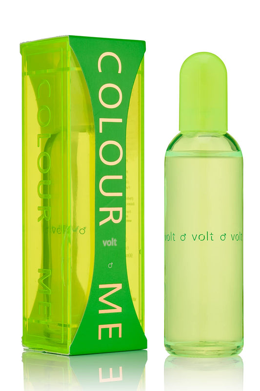 Milton-Lloyd Colour Me Volt - Cologne for Men - Aromatic Fougere Fragrances - Mens Cologne - Long Lasting Perfume for Men - Eau de Parfum - 3 oz