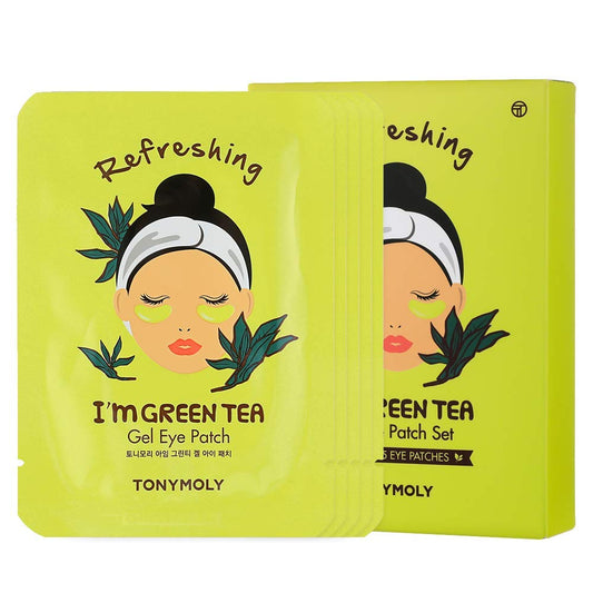 TONYMOLY I'm Eye Patch Set, Green Tea, 5 Count