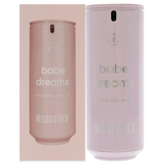 Missguided Babe Dreams - Chypre Floral Fragrance For Women - Top Notes Of Pink Pepper And Bergamot - Middle Notes Of Rose And Violet - Base Notes Of Amber And Patchouli - 2.7 Oz Edp Spray