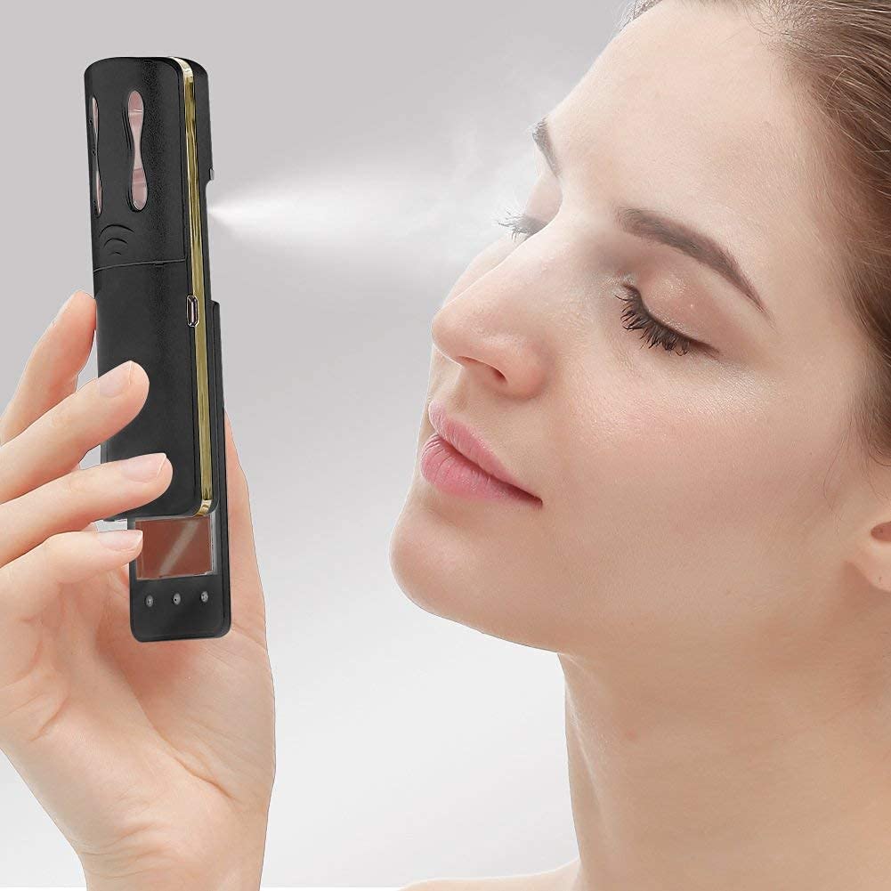 Kingsmile Exquisite Face Mister, Portable Nano Mist Sprayer, Facial Mister, Cool Face Moisturizing, Handy Hydrating Nano Mister for Lash Extensions, Skin Hydration Refreshing, Easy to Use and Carry