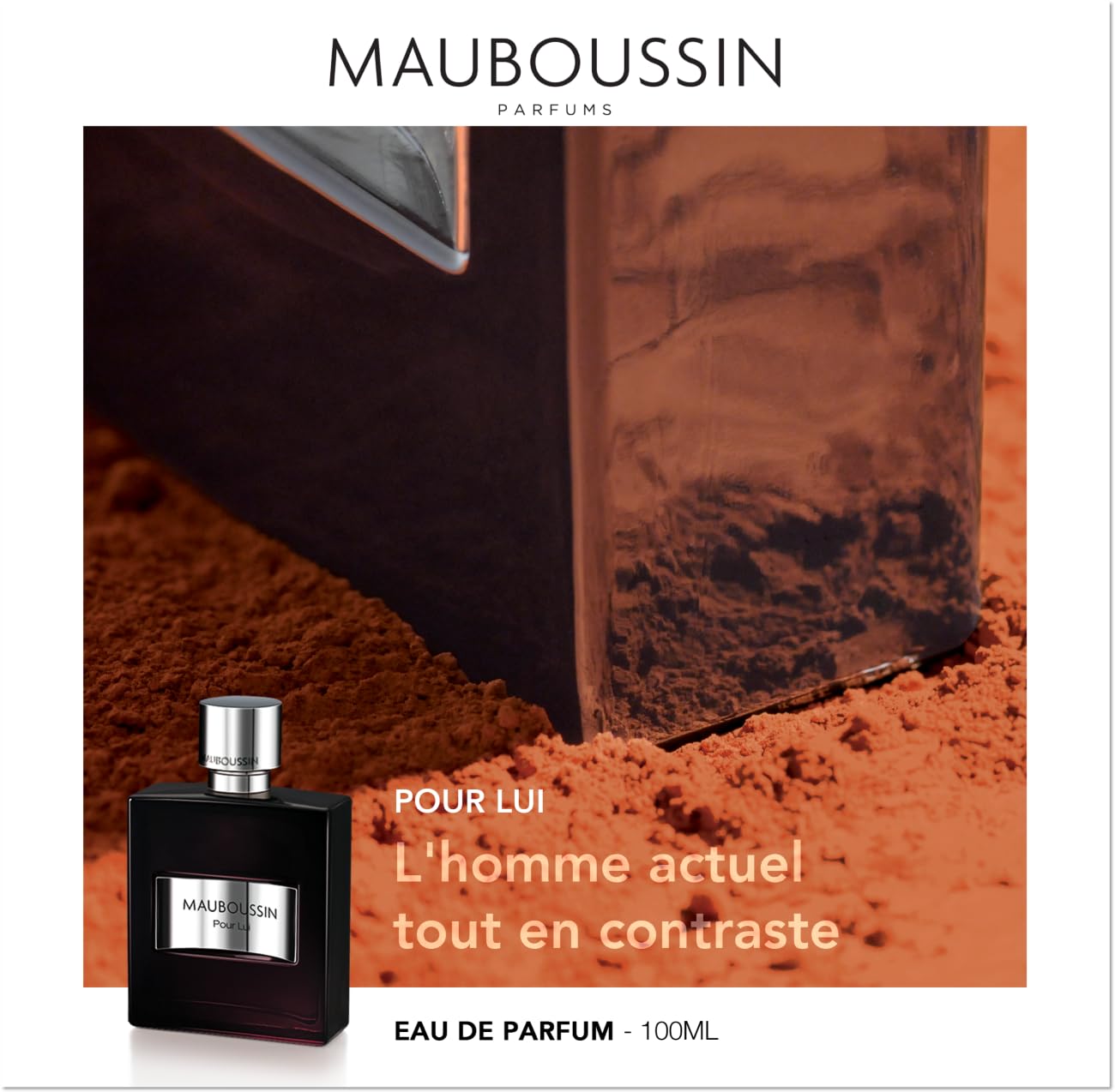 Mauboussin - Pour Lui 100ml (3.3 Fl Oz) - Eau de Parfum for Men - Fern & Modern Scents