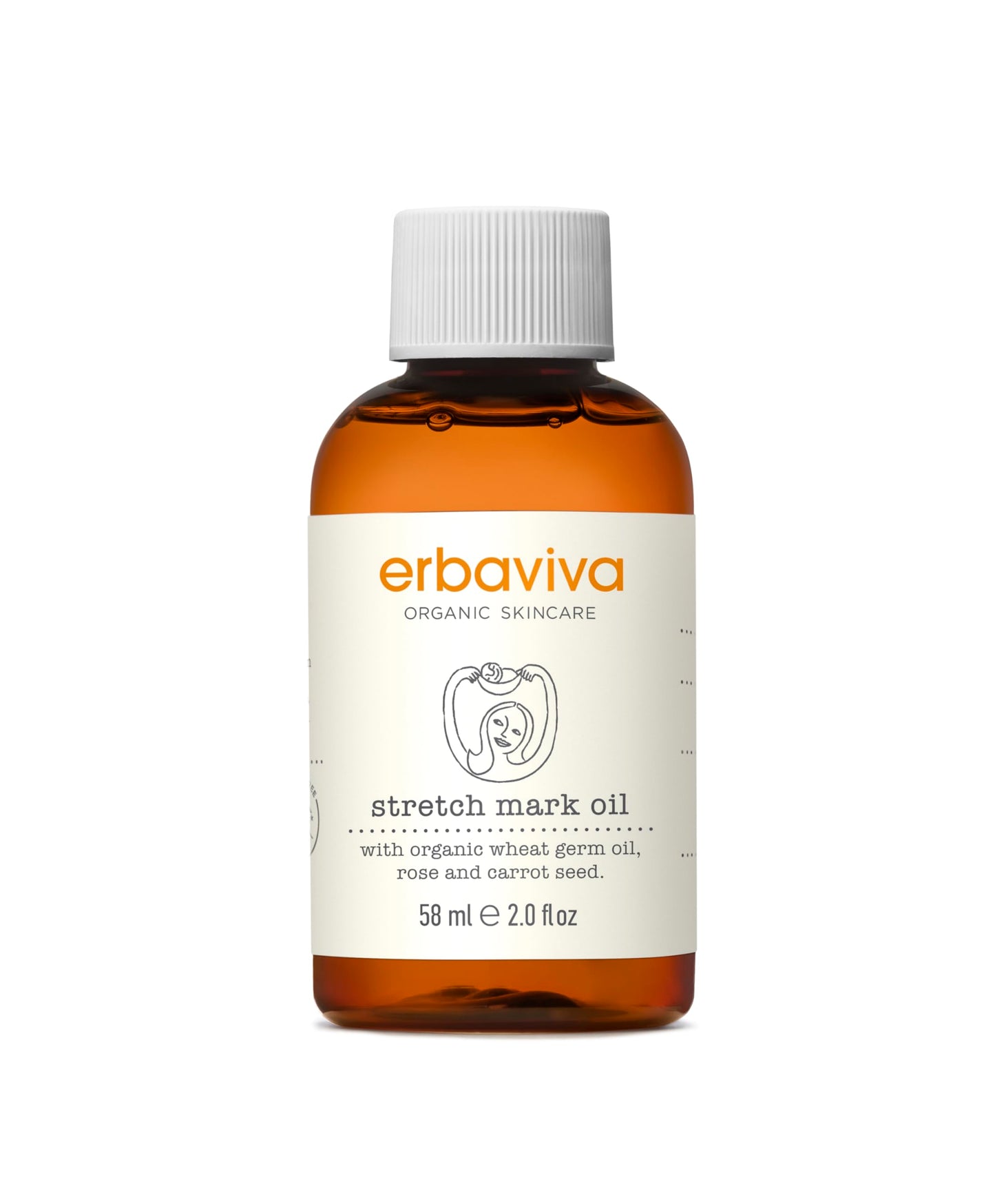 Erbaviva Stretch Mark Oil -Travel size 2 Fl Oz