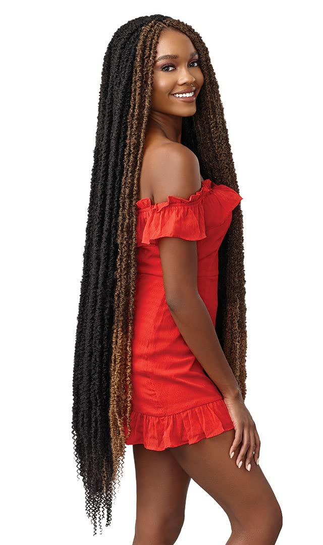 Outre Synthetic X-PRESSION Braiding TWISTED UP BONITA INFINITY LOCS 40" (Color:2T1B/30, Pack of 5)