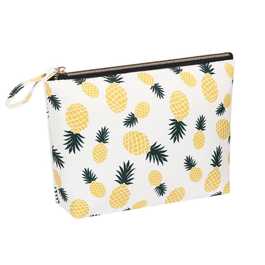 HAWEE Makeup Bags for Women Pineapple Multi-functional Travel Accessories Organizer Pouch Gift