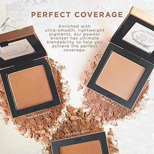 Pretty Vulgar Bronzed B Powder Bronzer, Highly-Pigmented, Smooth, Matte Bronzing Face Powder, Vegan, Gluten-Free & Cruelty-Free, Sun Of A B, 5.7g / 0.2 Oz.